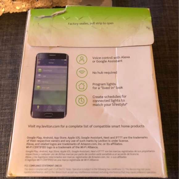 Leviton Smart Switch with Wifi Technology - Picture 4 of 5